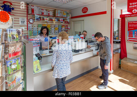 Main style Post Office branch refit and modernization Stock Photo