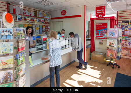 Main style Post Office branch refit and modernization Stock Photo