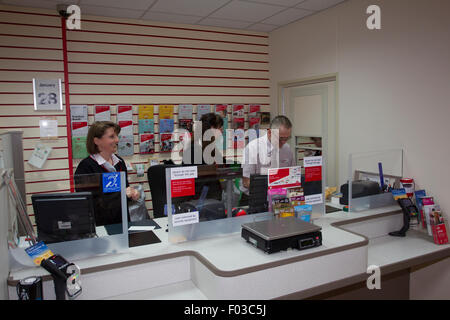 Main style Post Office branch refit and modernization Stock Photo