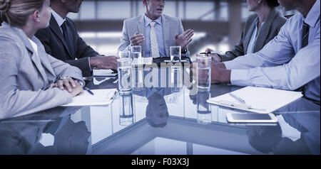 Business colleagues discussing about work Stock Photo