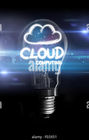 Composite image of cloud computing Stock Photo