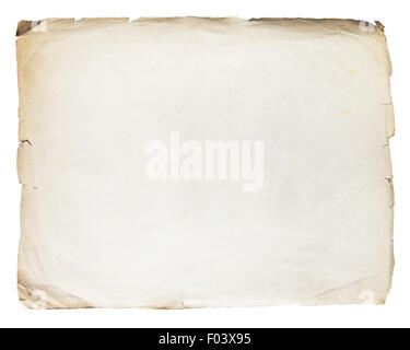 Old papyrus texture isolated on white background. Banner wallpaper ...