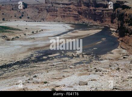 The Dez River near Dezful, Khuzestan Region, Iran. Stock Photo