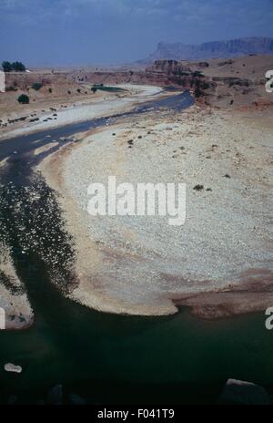 The Dez River near Dezful, Khuzestan Region, Iran. Stock Photo