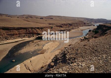 Stream near Dezful, Khuzestan Region, Iran. Stock Photo