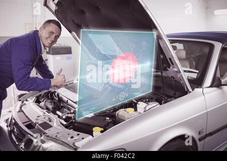 Composite image of engineering interface Stock Photo