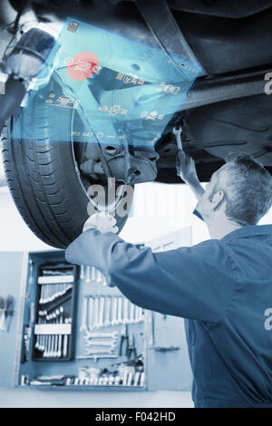 Composite image of engineering interface Stock Photo