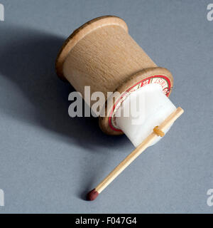 A cotton reel tank Stock Photo - Alamy