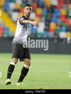 Udine, Italy. 5th Aug, 2015.Udinese's midfielder Borges Bruno Fernandes  during the friendly pre-season football match Udinese Calcio v Spal Calcio Ferrara on 5th August, 2015 at Friuli Stadium in Udine, Italy. Credit:  Andrea Spinelli/Alamy Live News Stock Photo