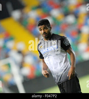 Udine, Italy. 5th Aug, 2015. Udinese's midfielder Manuel Iturra during the friendly pre-season football match Udinese Calcio v Spal Calcio Ferrara on 5th August, 2015 at Friuli Stadium in Udine, Italy. Credit:  Andrea Spinelli/Alamy Live News Stock Photo