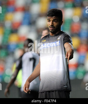 Udine, Italy. 5th Aug, 2015. Udinese's midfielder Manuel Iturra during the friendly pre-season football match Udinese Calcio v Spal Calcio Ferrara on 5th August, 2015 at Friuli Stadium in Udine, Italy. Credit:  Andrea Spinelli/Alamy Live News Stock Photo