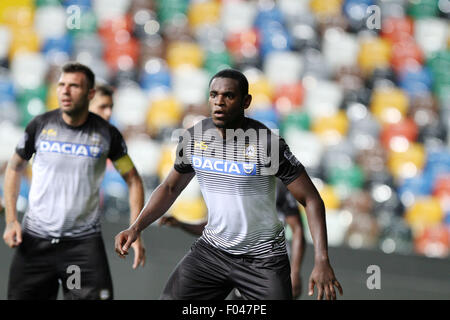 Udine, Italy. 5th Aug, 2015. Udinese's forward Duvan Zapata during the friendly pre-season football match Udinese Calcio v Spal Calcio Ferrara on 5th August, 2015 at Friuli Stadium in Udine, Italy. Credit:  Andrea Spinelli/Alamy Live News Stock Photo