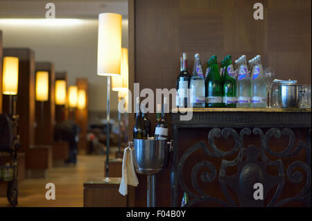 The Concorde Room - British Airways BA First Class Lounge, London Heathrow UK (LHR / EGLL) Stock Photo