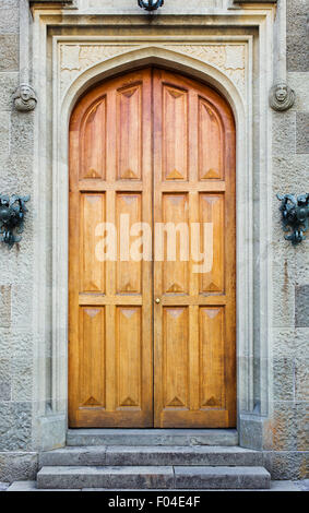 Entrance facade door Vorontsov palace Stock Photo