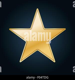 golden star background cut out in black paper Stock Vector
