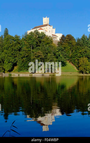 Old croatian 'Trakoscan' castle Stock Photo