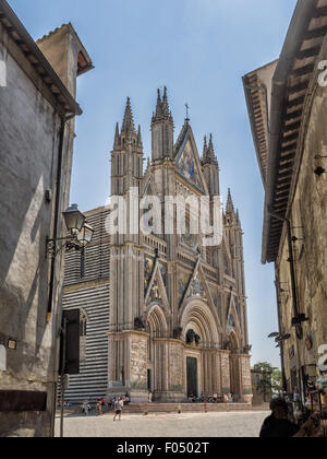 Orvieto cathedral in Umbria, Italy Stock Photo