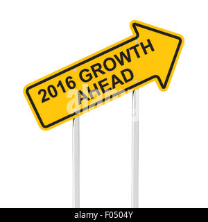 Growth ahead in 2016 Stock Photo