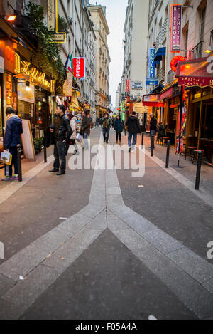 Rue de la Huchette, Paris Stock Photo