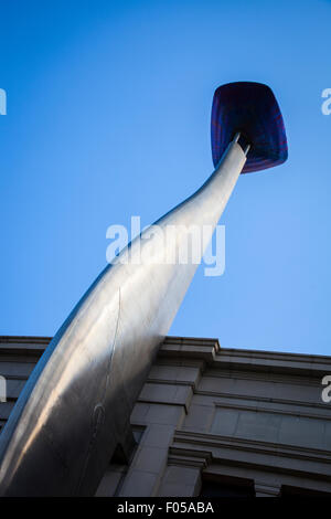 Estadi Olimpic Lluis Companys (Barcelona Olympic Stadium) in Barcelona, Spain. Stock Photo