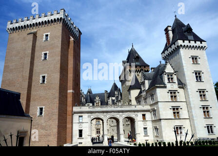 Chateau de Pau dates from 14th century and  was later home of King Henry IV of France & Navarre, France
