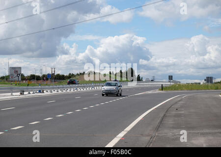 the a453 dual carriageway recently opened in june 2015 Stock Photo