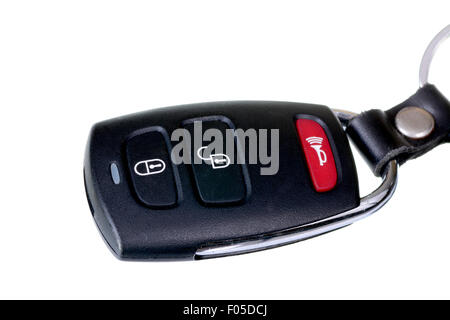 Macro shot of a keyless remote car key control Stock Photo