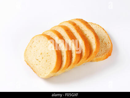 Sliced white bread - studio shot Stock Photo