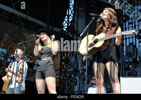 Oro-Medonte, Ontario, Canada. 7th August 2016.  THe Lovelocks peforms on Day 2 of the Boots and Hearts Music Festival 2015  at Burl's Creek Event Grounds. Credit:  EXImages/Alamy Live News Stock Photo