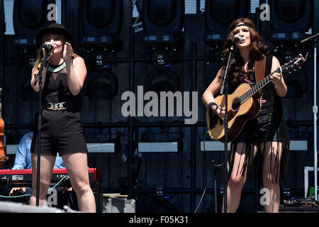 Oro-Medonte, Ontario, Canada. 7th August 2016.  THe Lovelocks peforms on Day 2 of the Boots and Hearts Music Festival 2015  at Burl's Creek Event Grounds. Credit:  EXImages/Alamy Live News Stock Photo