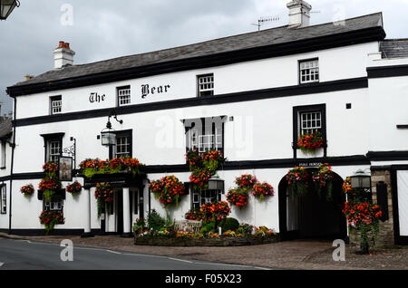 Bear Hotel Crickhowell Powys Wales Cymru UK GB Stock Photo