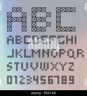 Vector Paper Graphic Alphabet Stock Vector Image & Art - Alamy