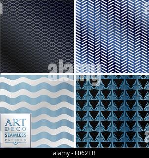 Art Deco seamless vintage wallpaper pattern Stock Vector