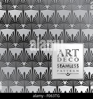 Art Deco seamless vintage wallpaper pattern Stock Vector