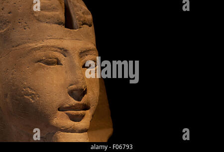 Detail of an Egyptian Sphinx - Ramesside Period Stock Photo
