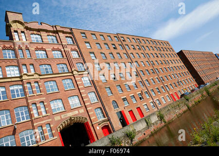 Constructed in 1912 Royal Mills in New Islington, Manchester, England. Historically part of Ancoats, the building is part of an Stock Photo