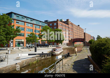 Constructed in 1912 Royal Mills in New Islington, Manchester, England. Historically part of Ancoats, the building is part of an Stock Photo