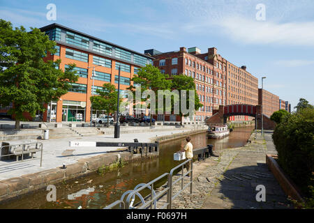 Constructed in 1912 Royal Mills in New Islington, Manchester, England. Historically part of Ancoats, the building is part of an Stock Photo