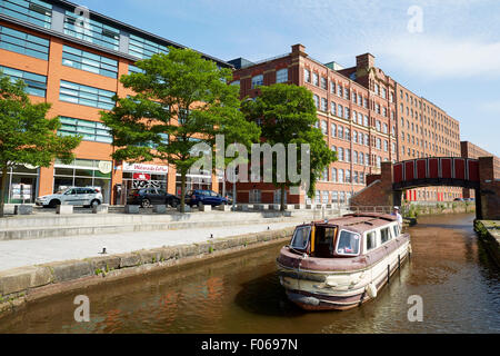 Constructed in 1912 Royal Mills in New Islington, Manchester, England. Historically part of Ancoats, the building is part of an Stock Photo