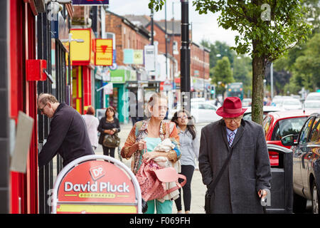 Didsbury Village South Manchester   Shops shopping shopper store retail supermarket retailer retailers independent traders tradi Stock Photo