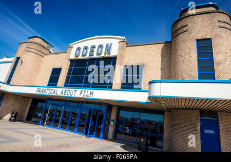 Outside of an Odeon Multiplex Cinema complex in Blackpool, Lancashire, UK Stock Photo