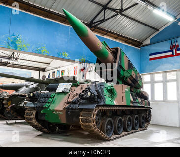 The amx 30 pluton missile tank world war Stock Photo