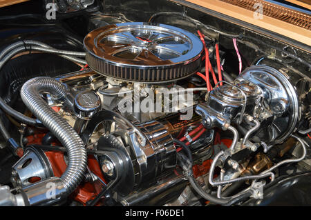 A 409cid Chevrolet Engine made famous by the Beach Boys song. Stock Photo