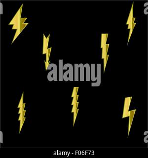 Lightning bolt flat icons set Stock Vector Image & Art - Alamy