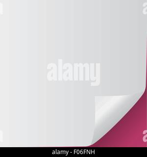 Empty paper sheet. Vector EPS10 Stock Vector