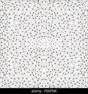 Seamless abstract triangle grid on cosmic background Stock Vector