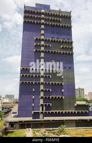 Modern residential building in downtown of Caracas. Venezuela 2015. Stock Photo