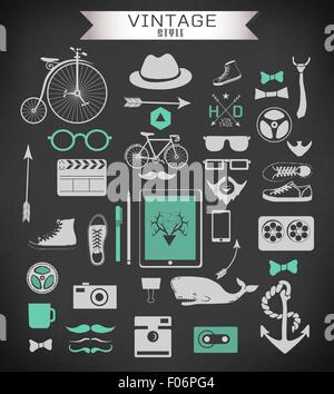 Hipster style elements Stock Vector