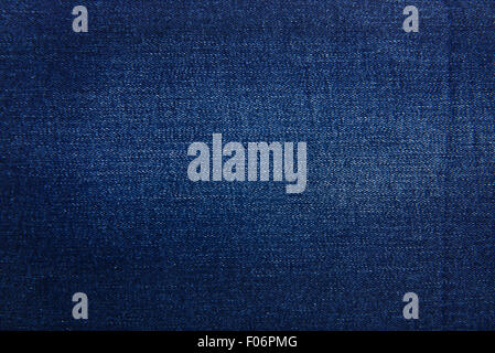 Texture of blue jeans textile close up Stock Photo