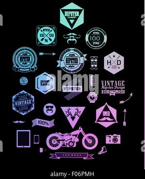 Hipster style elements Stock Vector